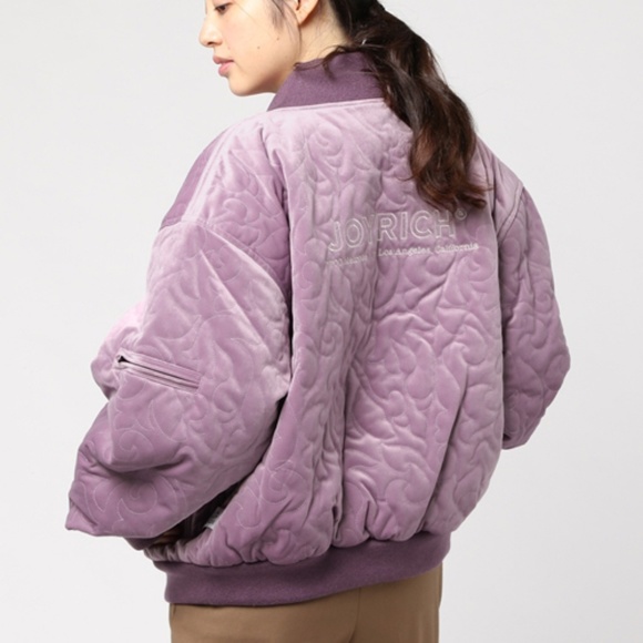 Joyrich Jackets & Coats Nwt Joyrich Floral Velour Quilted Jacket